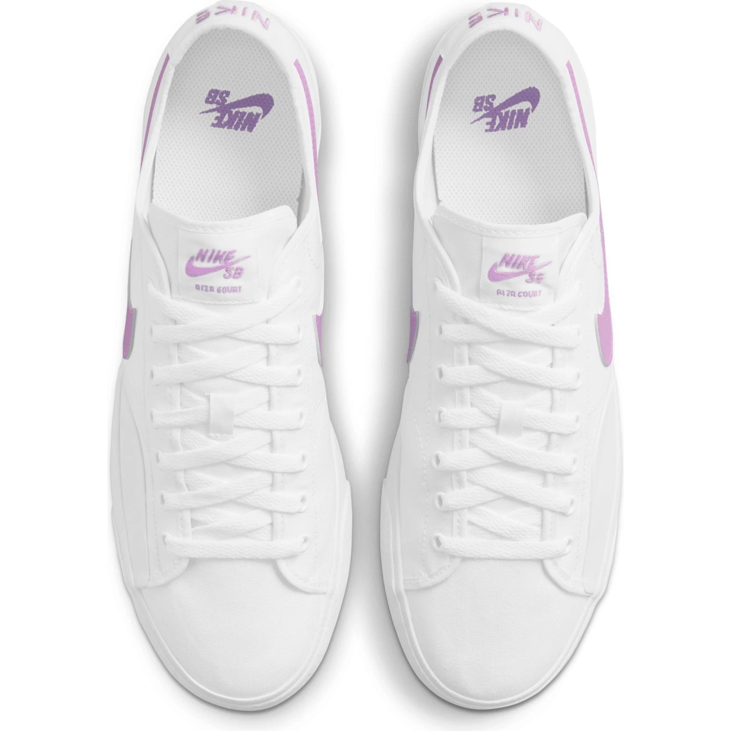Blazer Court White/ Fuchsia Glow/ White - Afbeelding 4