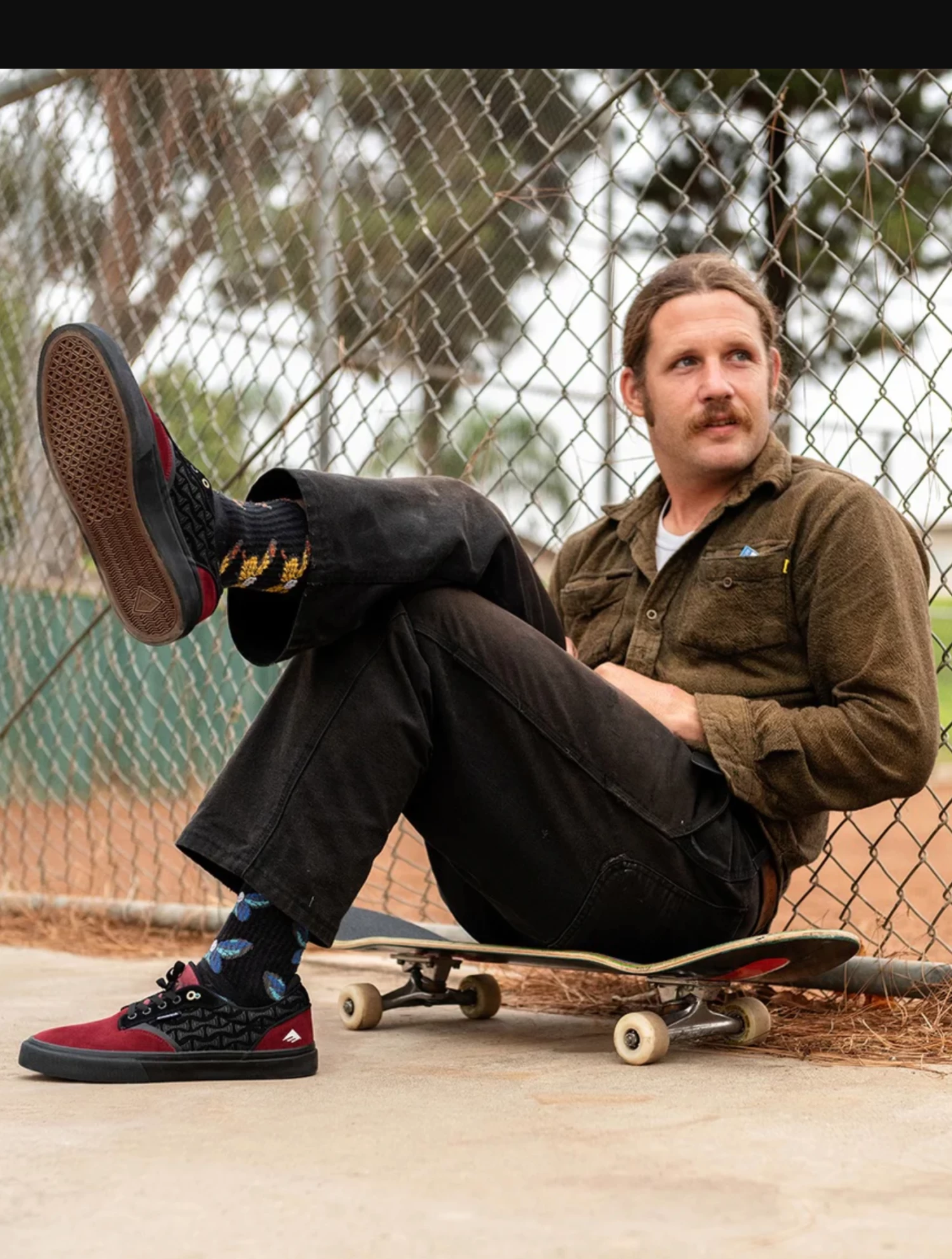 Emerica Dickson X Independent Red/ Black - Afbeelding 6