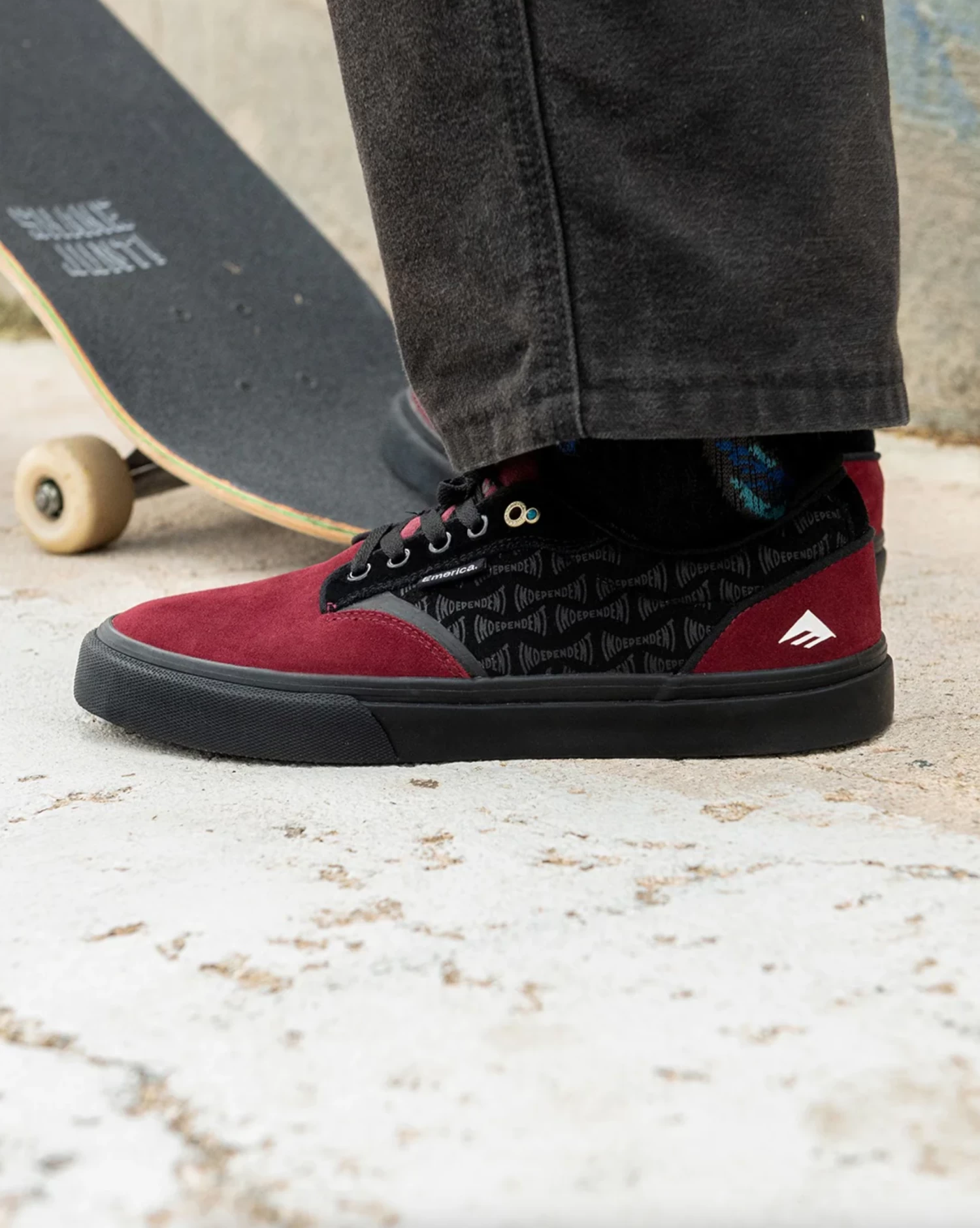 Emerica Dickson X Independent Red/ Black - Afbeelding 8