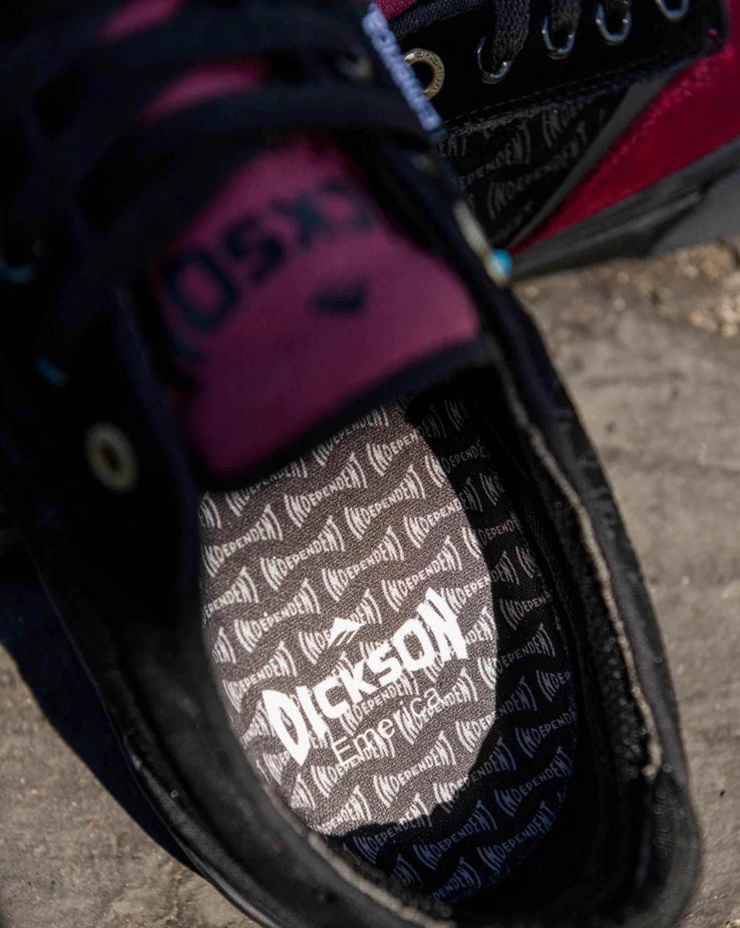 Emerica Dickson X Independent Red/ Black - Afbeelding 9