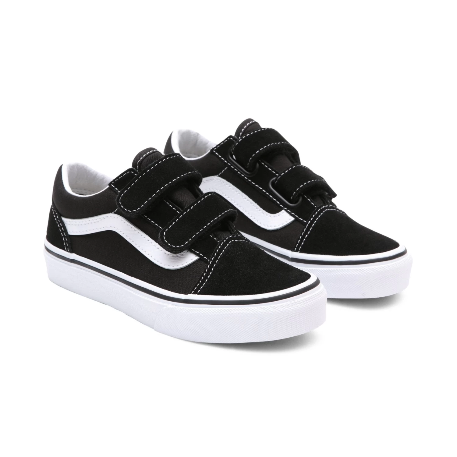 Vans Kids Old Skool Black/ True White - Afbeelding 2