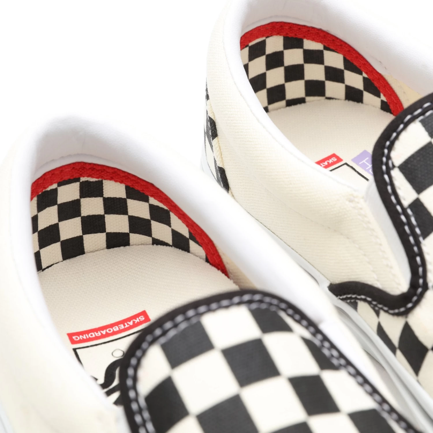 Vans Skate Slip-On Checkerboard Black/ Off White - Afbeelding 4