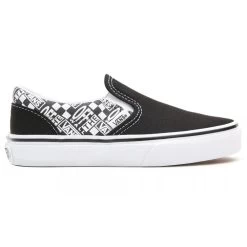 Vans Kids Classic Slip-On Off The Wall Black/Asphalt