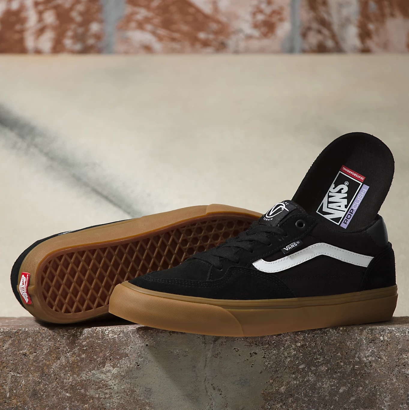 Vans Rowan Black/ Gum - Afbeelding 5