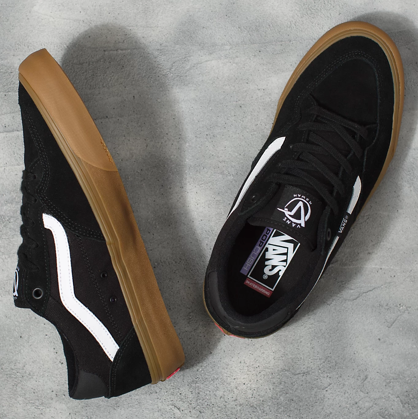 Vans Rowan Black/ Gum - Afbeelding 2
