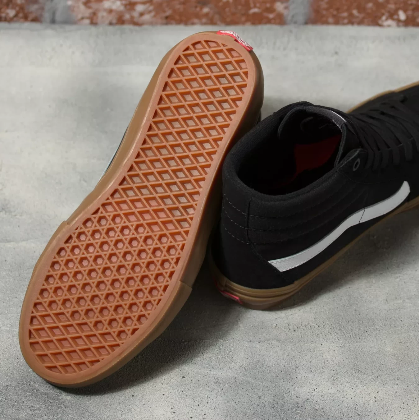 Vans Skate Sk8-Hi Black/Gum - Afbeelding 4