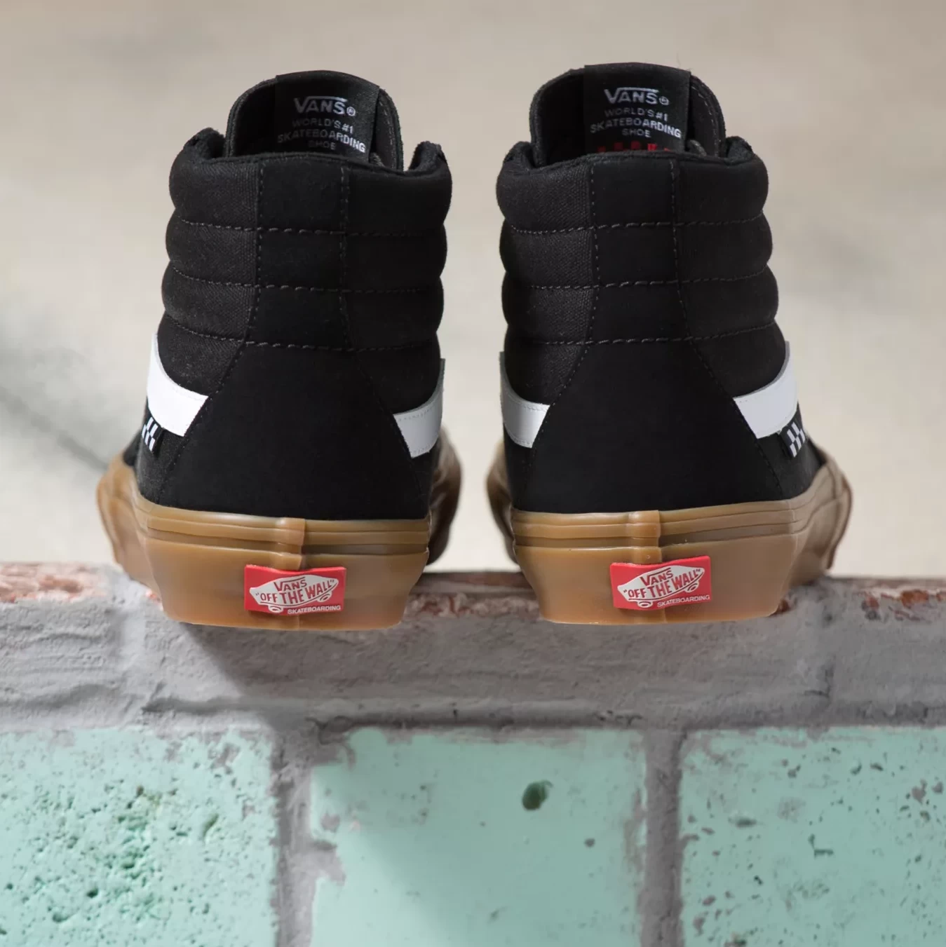 Vans Skate Sk8-Hi Black/Gum - Afbeelding 5