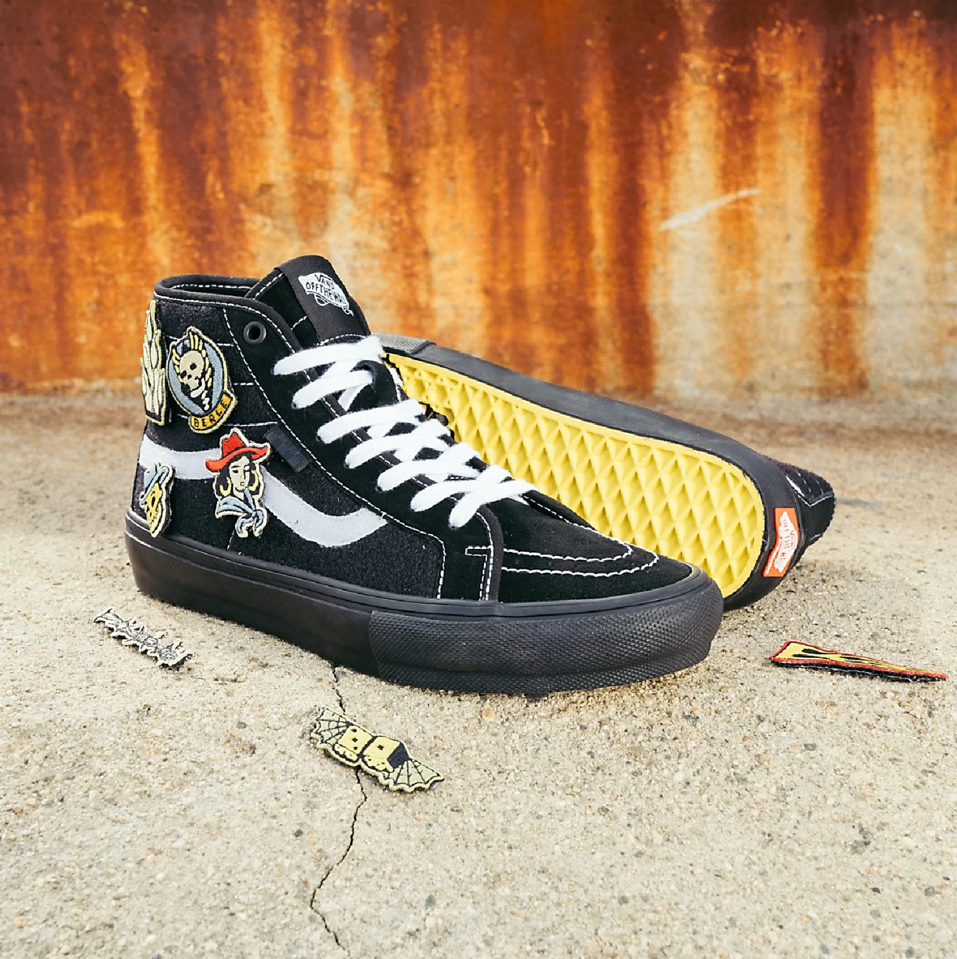 Vans Skate Sk8-Hi Decon Elijah Berle Black/ Black - Afbeelding 6
