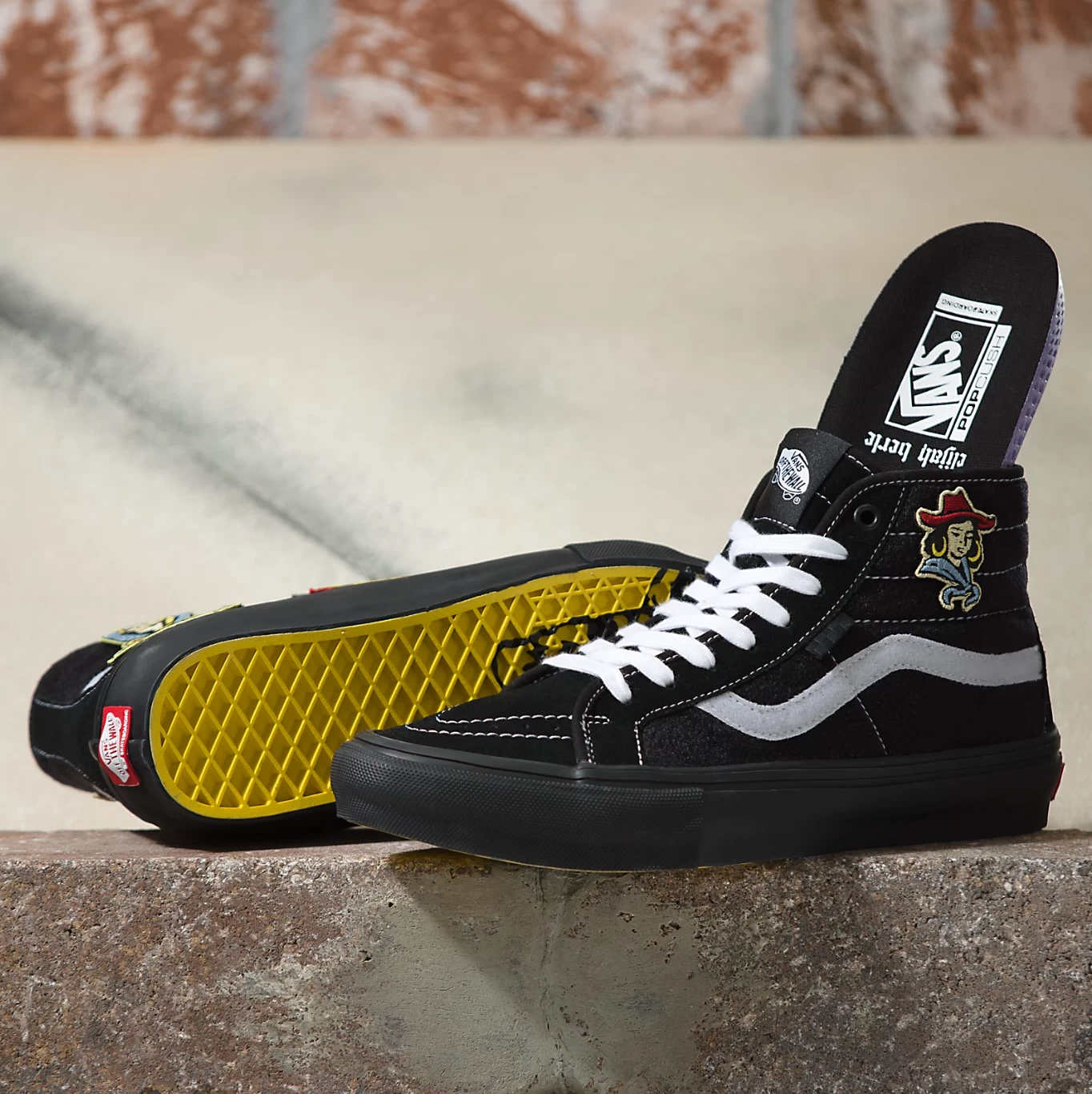Vans Skate Sk8-Hi Decon Elijah Berle Black/ Black - Afbeelding 3