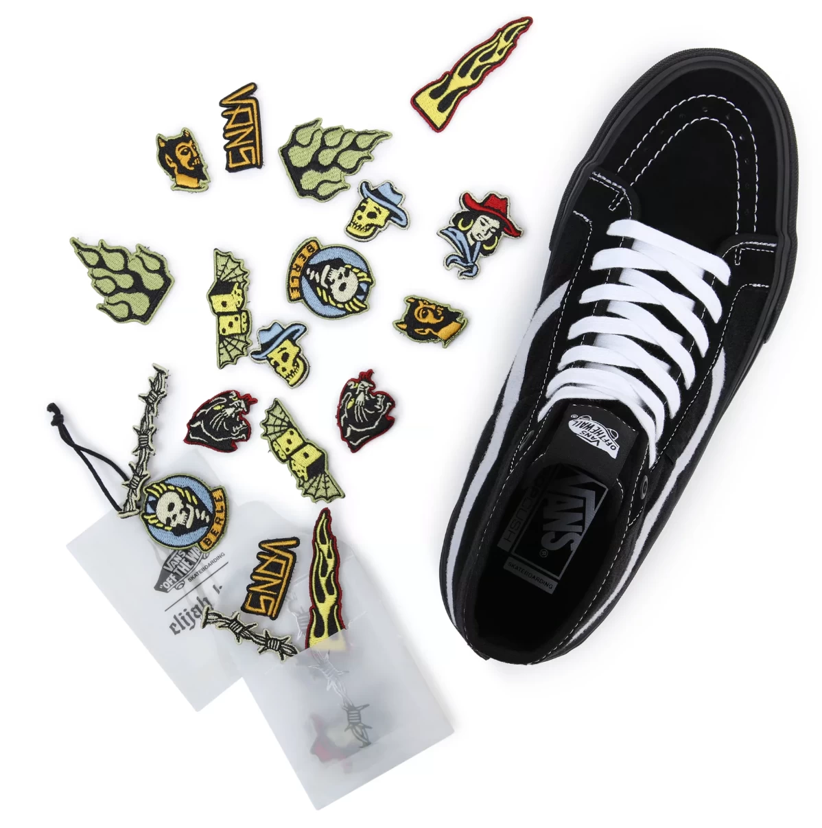 Vans Skate Sk8-Hi Decon Elijah Berle Black/ Black - Afbeelding 5