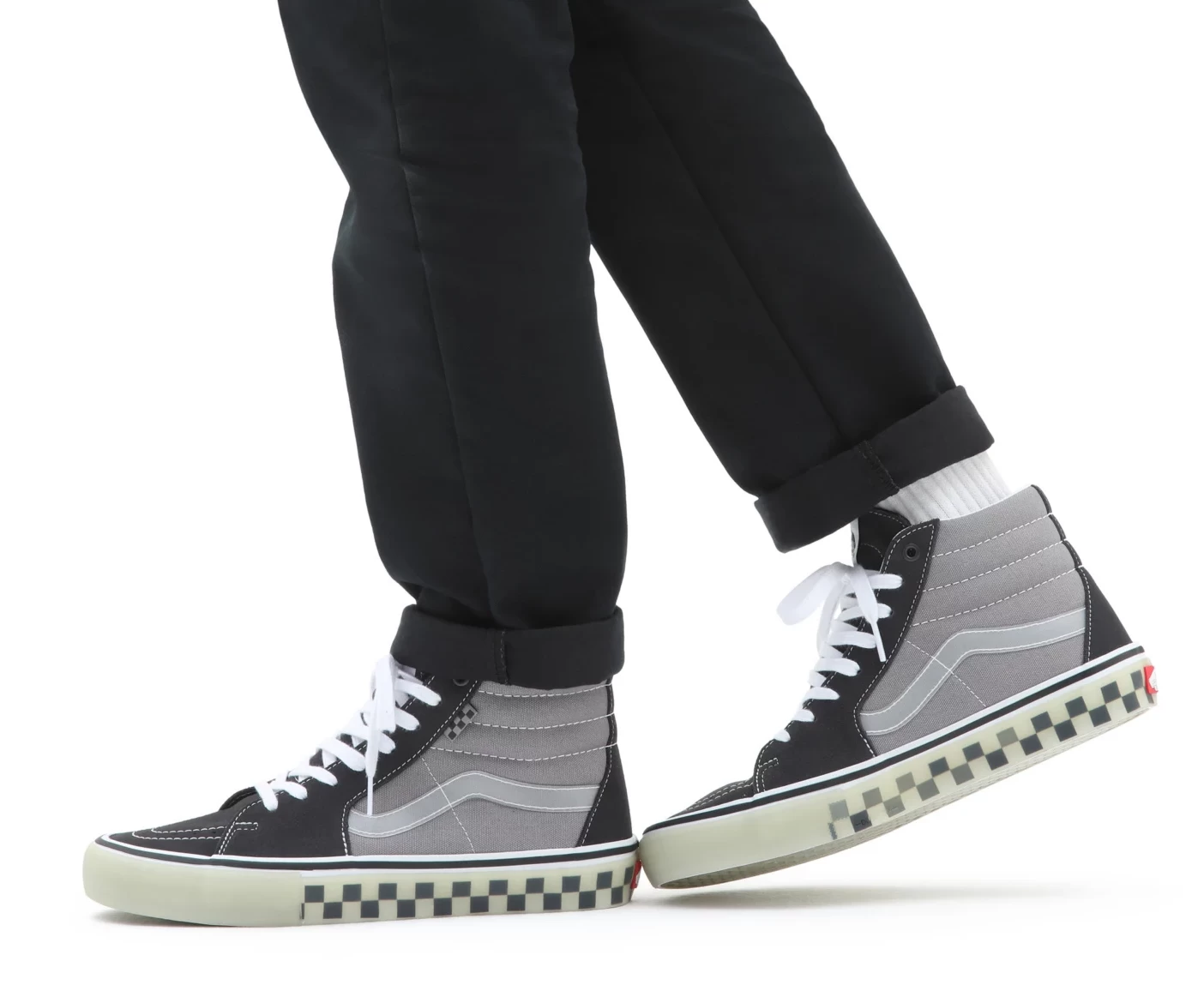Vans Skate Sk8-Hi Translucent Rubber Grey - Afbeelding 5