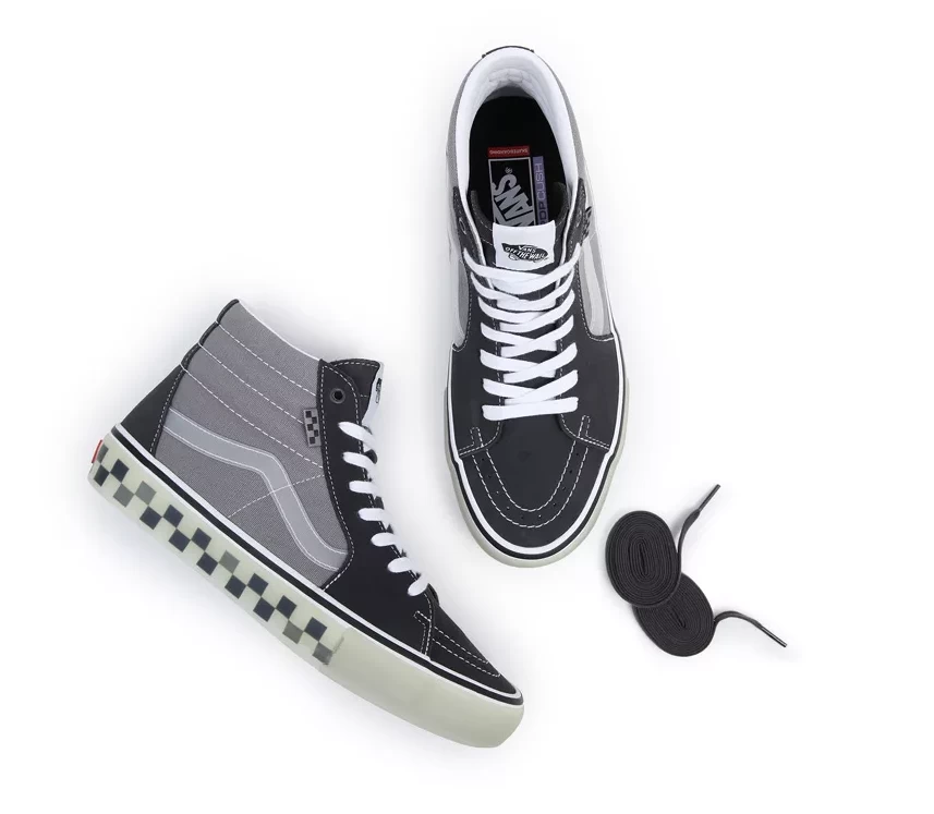 Vans Skate Sk8-Hi Translucent Rubber Grey - Afbeelding 7