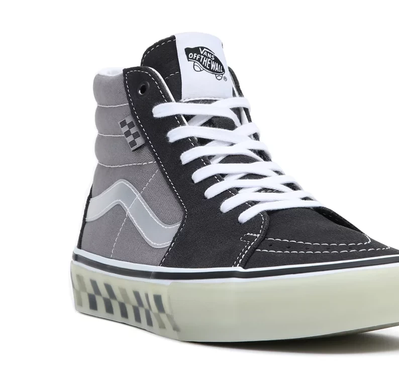 Vans Skate Sk8-Hi Translucent Rubber Grey - Afbeelding 8