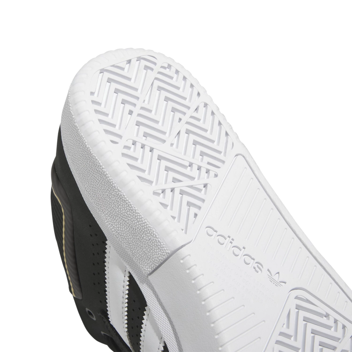 ADIDAS Tyshawn Core Black/ White Gold/ Gold Melange - Afbeelding 6