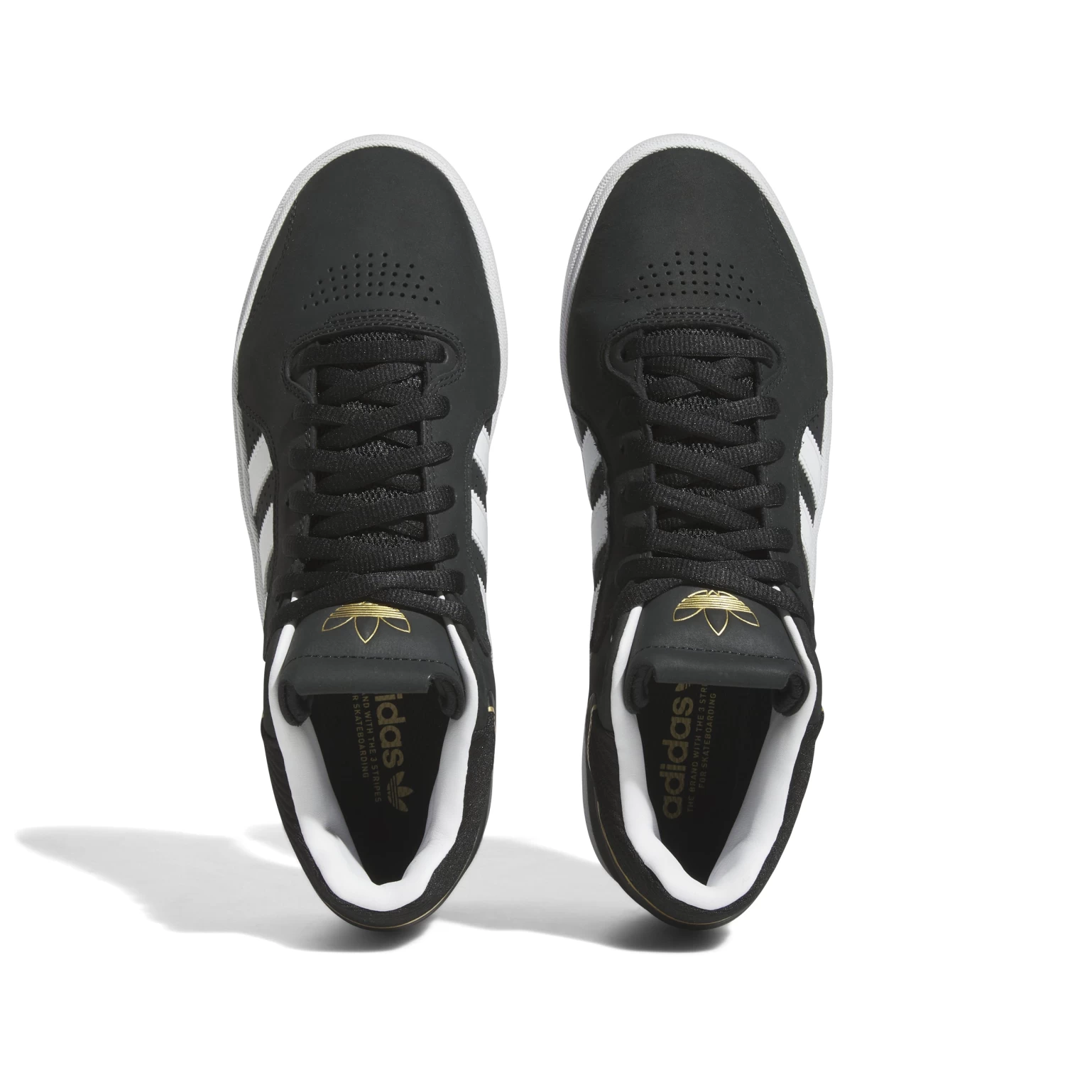 ADIDAS Tyshawn Core Black/ White Gold/ Gold Melange - Afbeelding 2