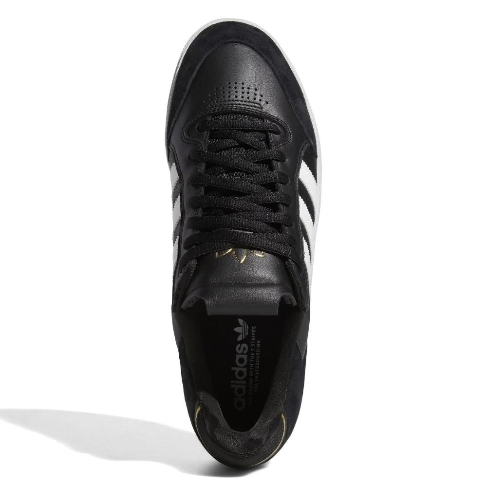 ADIDAS Tyshawn Low Core Black / Cloud White / Gold Metallic - Afbeelding 5
