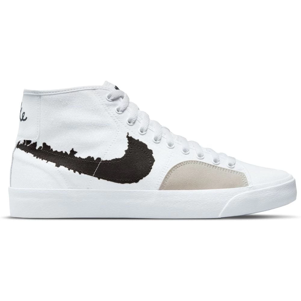 Blazer Court Mid Premium White/White/Black