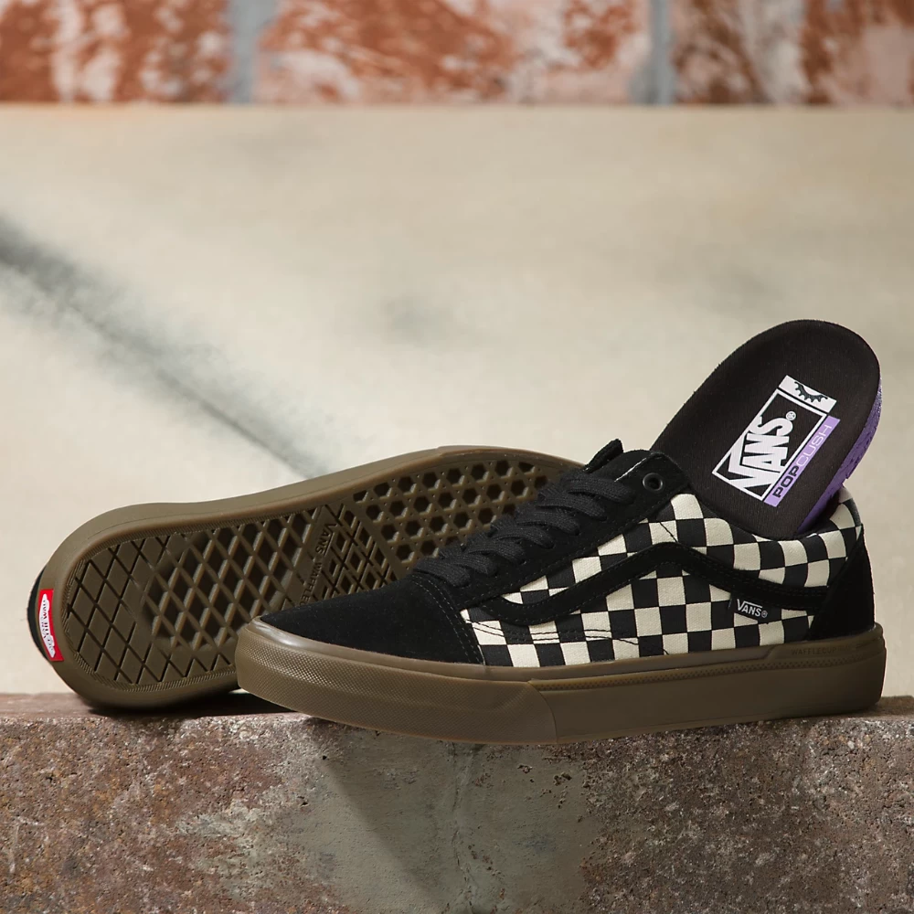 Vans BMX Old Skool Checkerboard Black/Dark Gum - Afbeelding 3