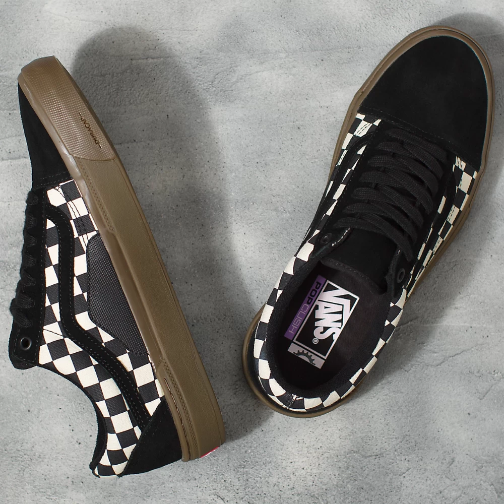 Vans BMX Old Skool Checkerboard Black/Dark Gum - Afbeelding 5