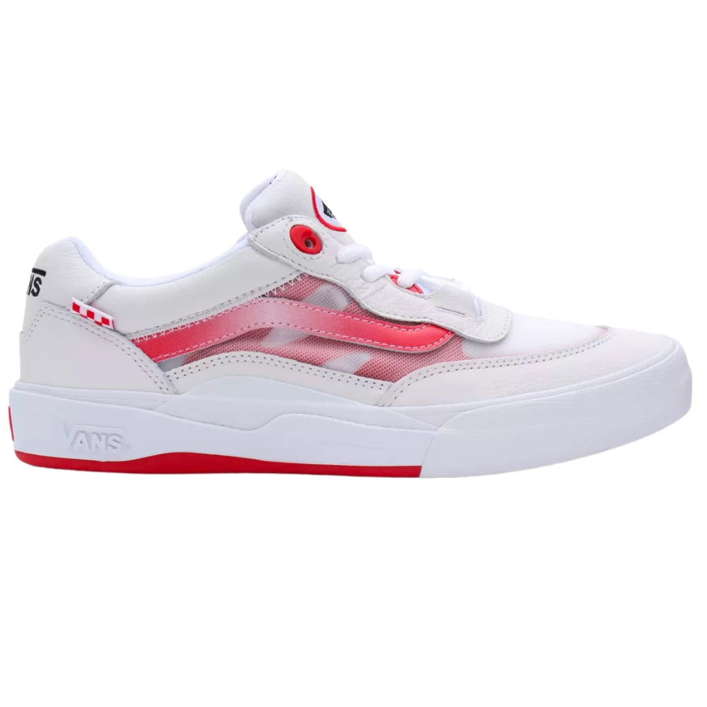 Vans Wayvee Leather True White/Red