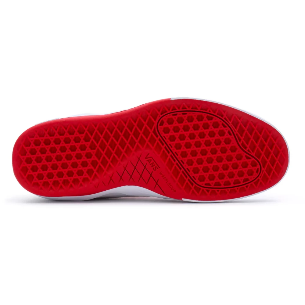 Vans Wayvee Leather True White/Red - Afbeelding 3