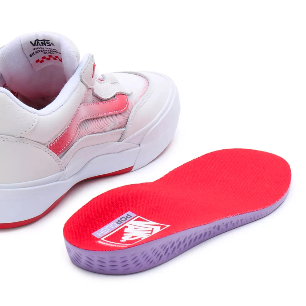 Vans Wayvee Leather True White/Red - Afbeelding 5