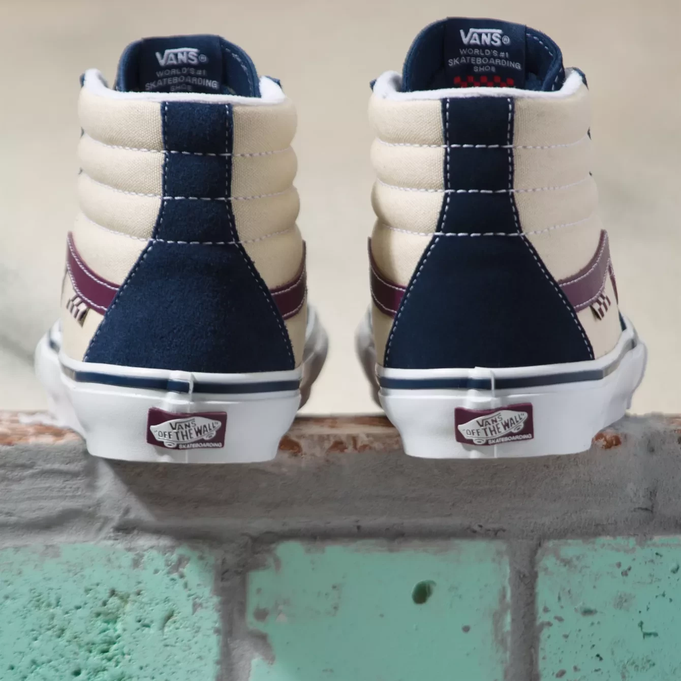Vans Skate Sk8-Hi Dress Blues/Turtledove - Afbeelding 4