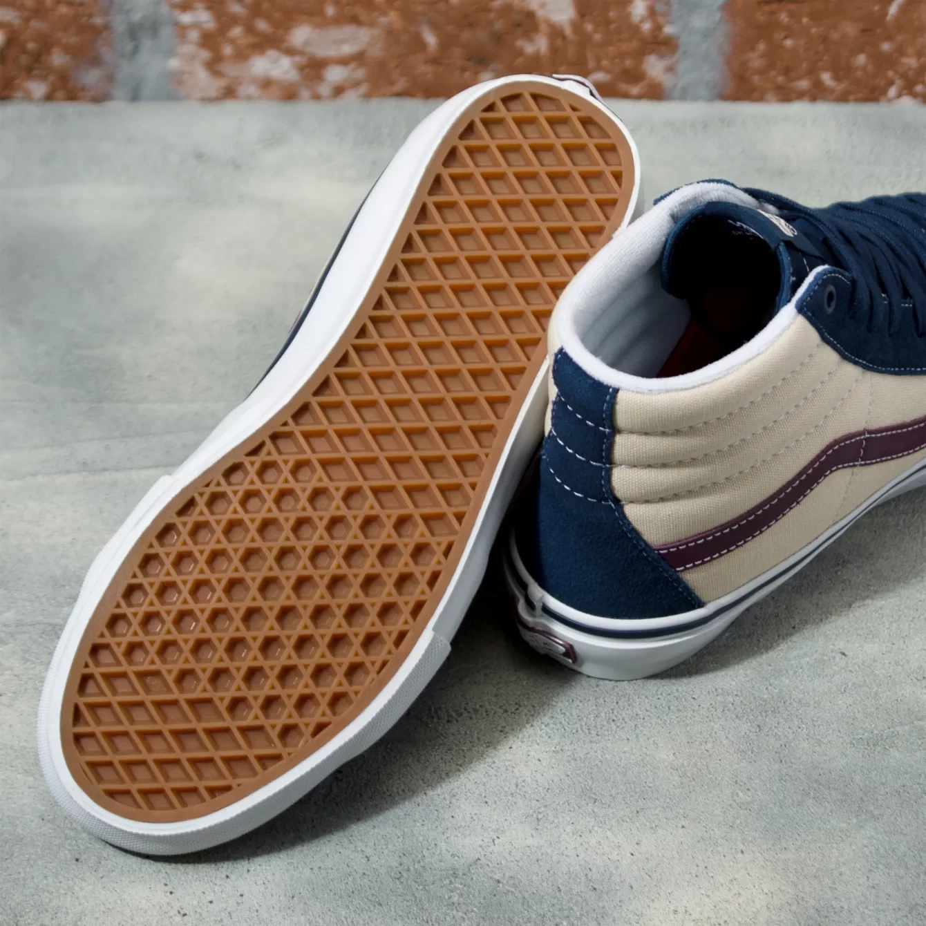 Vans Skate Sk8-Hi Dress Blues/Turtledove - Afbeelding 5