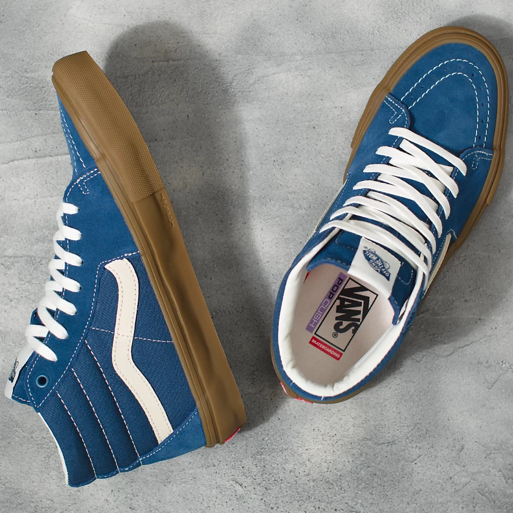 Vans Sk8-Hi Suede Gum Dark Denim - Afbeelding 5