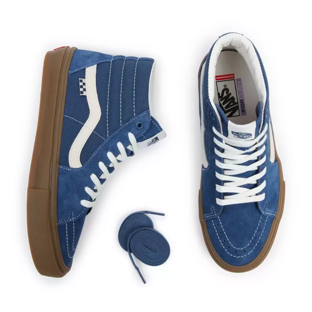 Vans Sk8-Hi Suede Gum Dark Denim - Afbeelding 2